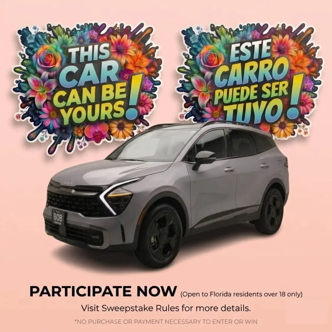 This car can be yours — 2026 Kia Sportage sweepstake at The Flowers Point Miami